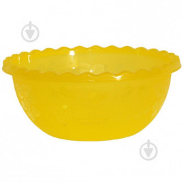 Ал-Пластик Таз круглый 3,5 л желтый
