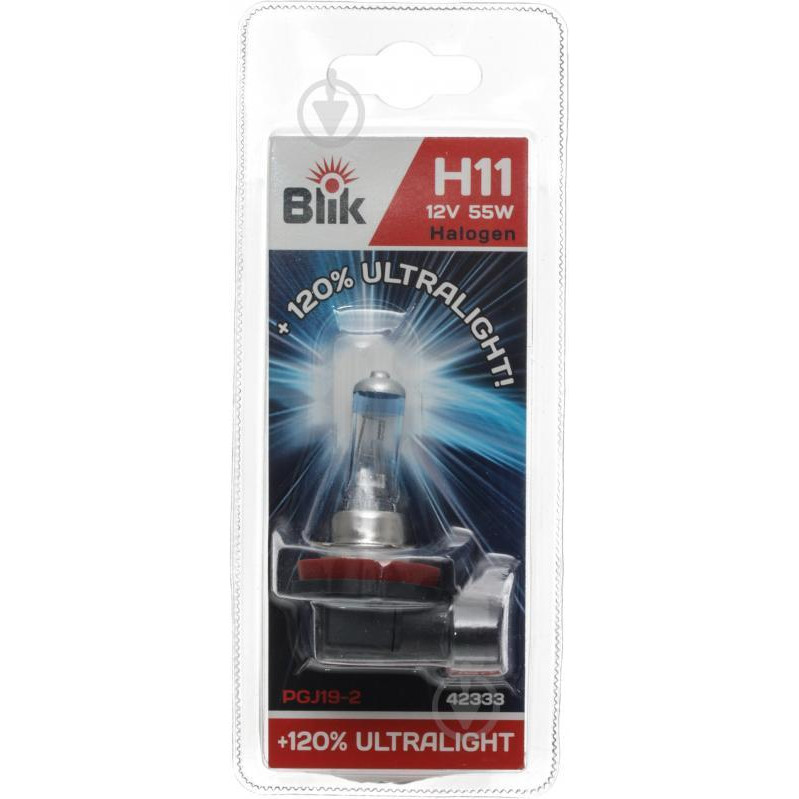  Blik Ultralight +120% H11 55W 12V 42333 - зображення 1