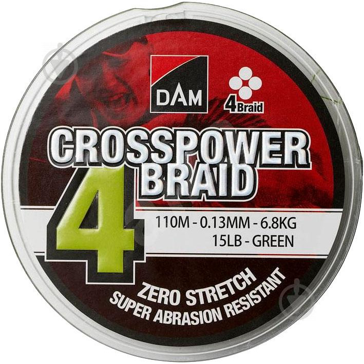 DAM Crosspower 4-Braid / Green / 0.20mm 150m 9.9kg (66579) - зображення 1