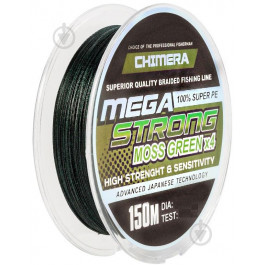 Chimera Megastrong PE X4 / Moss Green / 0.12mm 150m 8.9kg