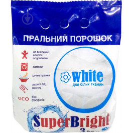 SuperBright Стиральный порошок White 3 кг (4820138320582)