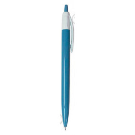 Deli Ручка шариковая  синяя Ezee click голубой корпус