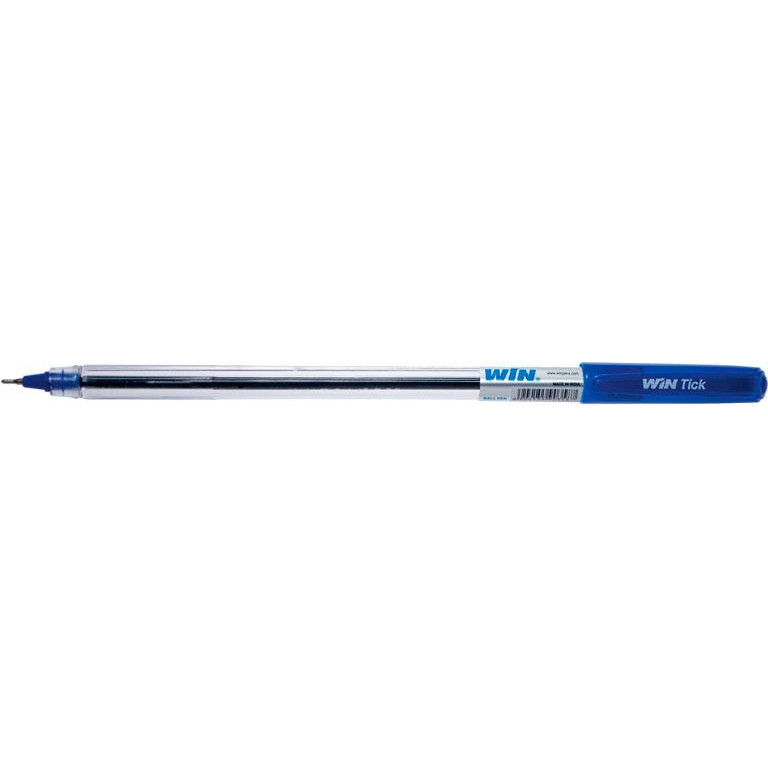 WIN Ручка шариковая TICK масляная синяя - зображення 1