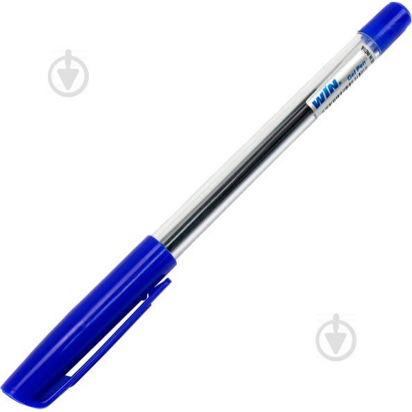 WIN Ручка гелевая FLOWER синий - зображення 1
