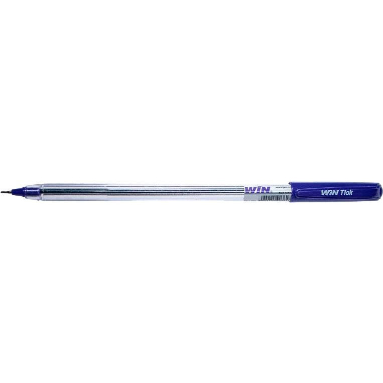 WIN Ручка шариковая TICK масляная фиолетовая - зображення 1