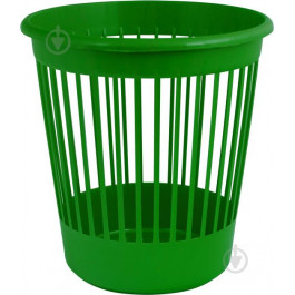 Arnika Корзина для бумаг круглая, пластиковая, зеленая (82066)