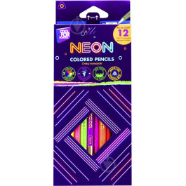 Cool For School Цветные карандаши Neon трехгранные 12 цветов (CF15167)