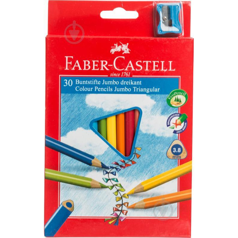 Faber-Castell Карандаши цветные 30 шт. 116530 Faber Castell - зображення 1