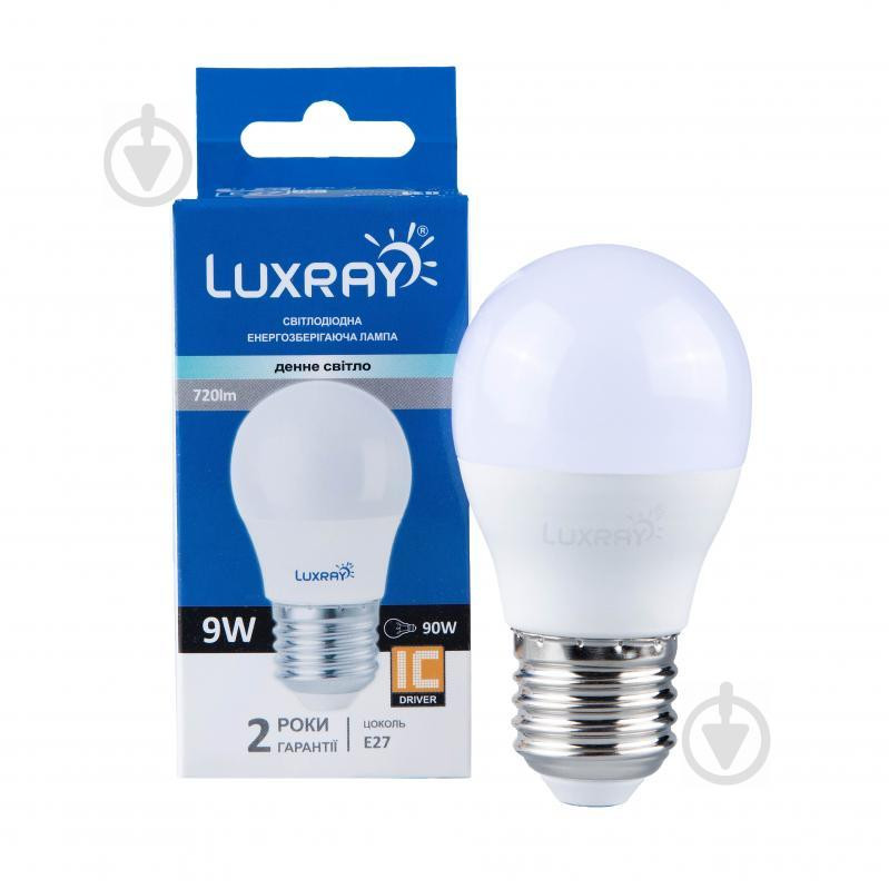 Luxray LED 9 Вт G45 матовая E27 220 В 4200 К (6941372126513) - зображення 1