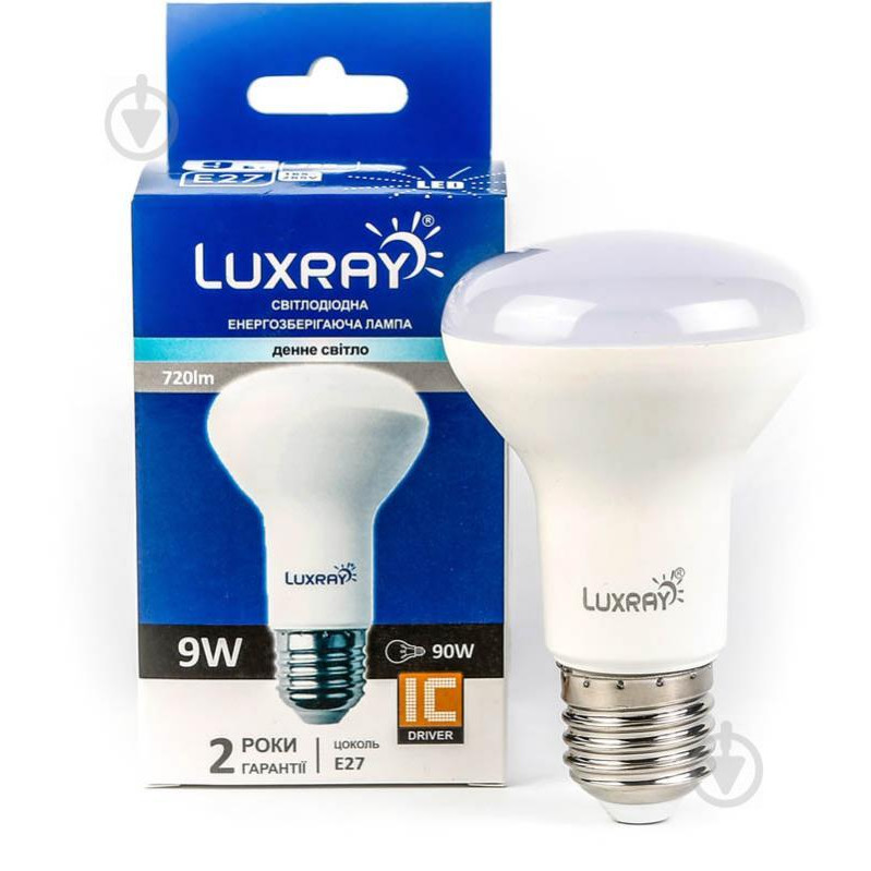 Luxray LED 9W R63 E27 220V 4200K (LX442-R63-2709) - зображення 1