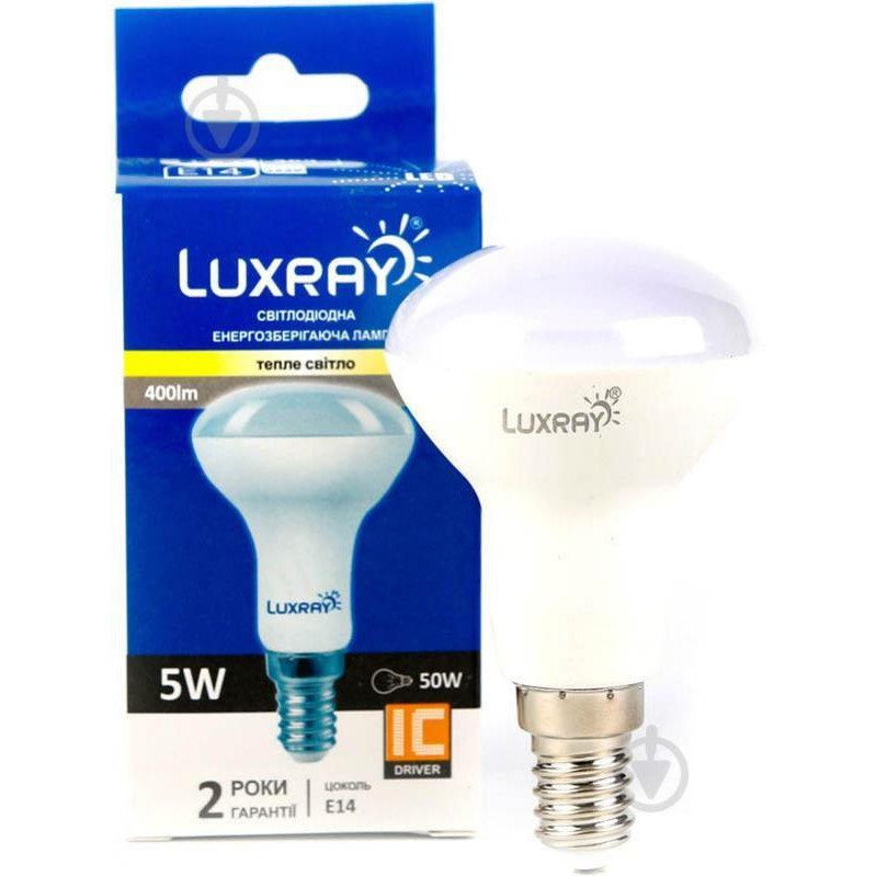 Luxray LED 5W R50 E14 220V 3000K (LX430-R50-1405) - зображення 1