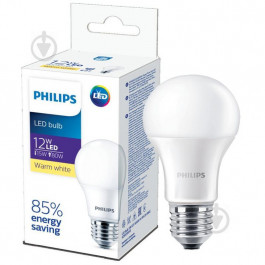 Philips LED EcoHome 12W A60 матовая E27 220V 3000K (8718699639730)