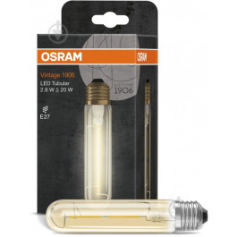 Osram LED Едісона Filament трубчаста E27 2,8W 2400K 230V (4058075808171)