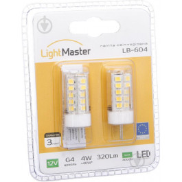 Lightmaster LED LB-604 12V 4W G4 4000K 2 шт