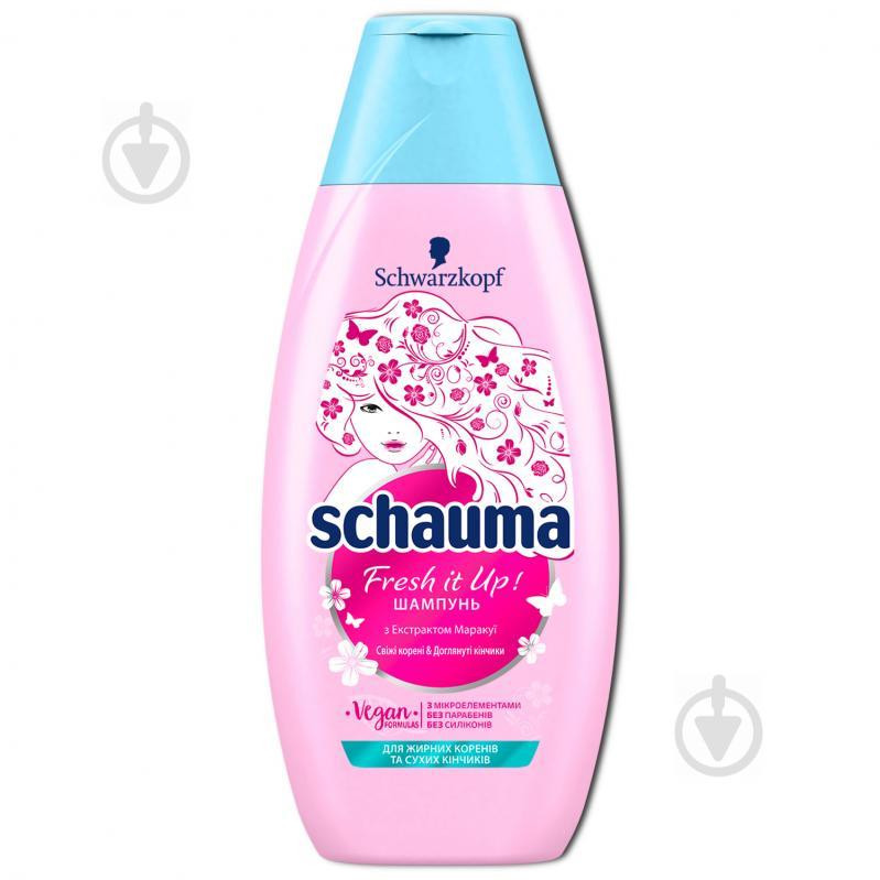 Schauma Шампунь  Fresh it Up! для волосся жирного коренів та сухого на кінчиках 400 мл (1834064) - зображення 1