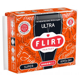 FANTASY FLIRT Прокладки гигиенические  ultra soft&dry normal 8 шт. (3800213300051)