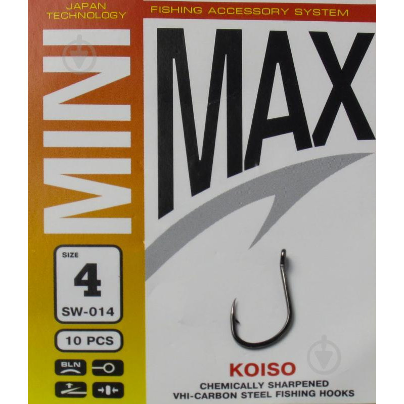 MiniMax Hook Koiso SW-014 №4 (10pcs) - зображення 1