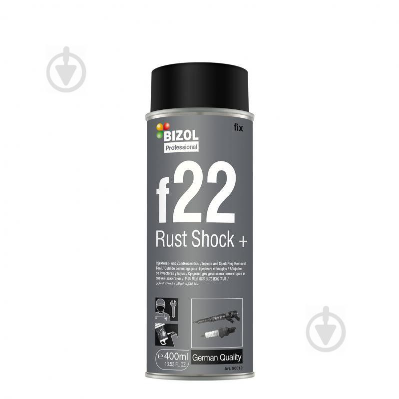 BIZOL Средство для удаления ржавчины  Rust Shock+ f22 400 мл - зображення 1