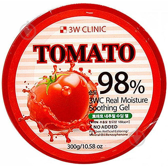 3W CLINIC Гель  для лица и тела успокаивающий Tomato Moisture Soothing Gel 300 г - зображення 1