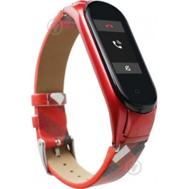   Xiaomi Сменный ремешок  Smart Band для Mi Band 4/3 Print Pattern red 589081