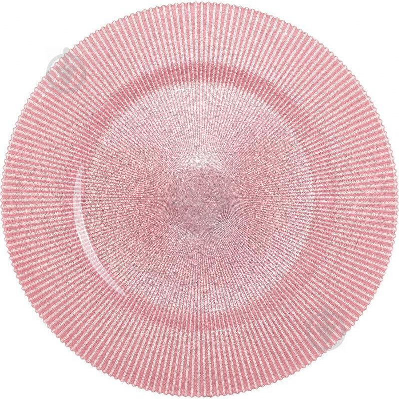 Dekor Cam Блюдо Luce 33 см розовое (333334CM029) - зображення 1