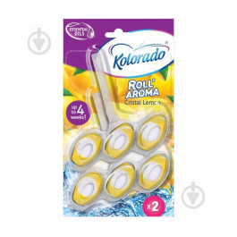   Kolorado Туалетный блок  Roll Aroma Crystal Lemon 2х51 г (5902506009295)