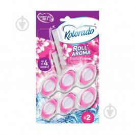   Kolorado Туалетный блок  Roll Aroma Exotic Flowers 2х51 г (5902506009356)