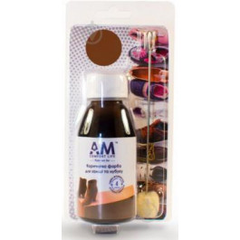 AM Comfort Life Универсальная краска для кожи и замши коричневого цвета 100 мл (4820181381073)