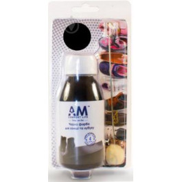 AM Comfort Life Универсальная краска для кожи и замши черного цвета 100 мл (4820181381097)