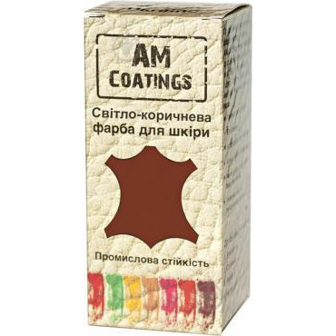 AM Coatings Краска для кожи 35 мл Светло-коричневая (4820181380403) - зображення 1