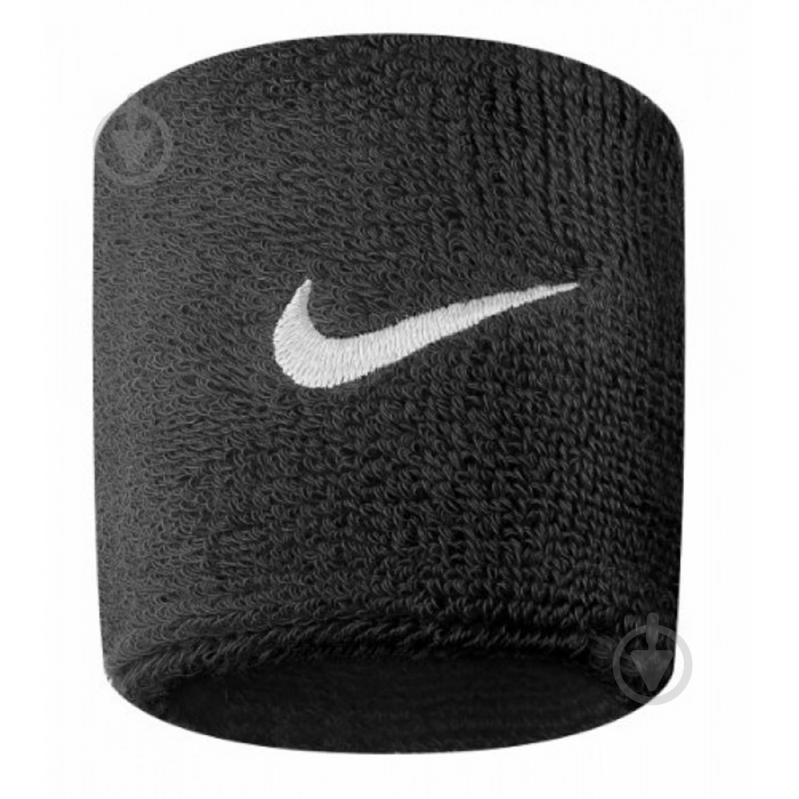 Nike Напульсник Nike SWOOSH WRISTBANDS N.NN.04.010 чорний - зображення 1