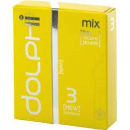 DOLPHI Презервативи DOLPHI LUX Mix 3 шт (4820144772399)