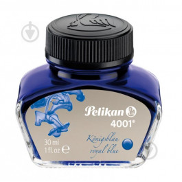 Pelikan Чернила 4001 30 мл Royal Blue синий стираемый королевский синий 301010
