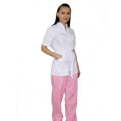 Женский медицинский костюм на молнии с поясом арт. 97, Рубашка - зображення 1