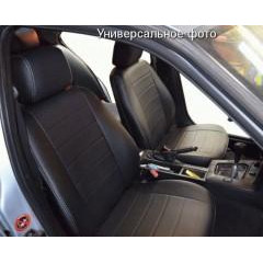 AVTOMANIA Авточехлы из экокожи S-LINE для салона Volkswagen Caddy '04-15, передние (AVTO-MANIA) - зображення 1
