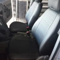 AVTOMANIA Авточехлы из экокожи S-LINE для салона Volkswagen Caddy '16, 5 мест (AVTO-MANIA)