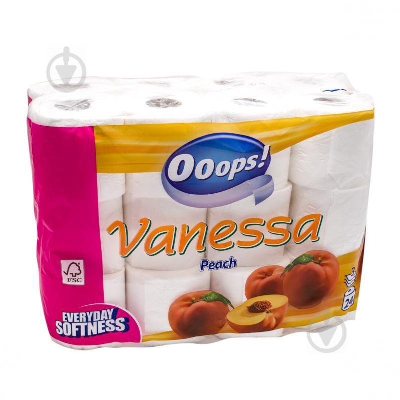Ooops! Туалетная бумага ! Vanessa Premium трехслойная 24 шт. (5998648701791) - зображення 1