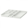 IKEA STODJA лоток для столовых приборов, белый (001.772.25) - зображення 1