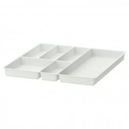 IKEA STODJA лоток для столовых приборов, белый (001.772.25)