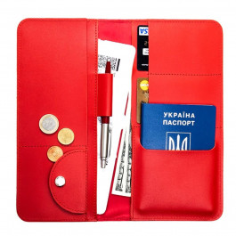 Locker's Дорожній органайзер для документів з RFID захистом  Travel Red