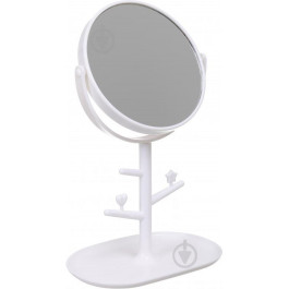 Luna Зеркало косметическое  Пион с подставкой 18,5х30,5 см розовый LTX19-03