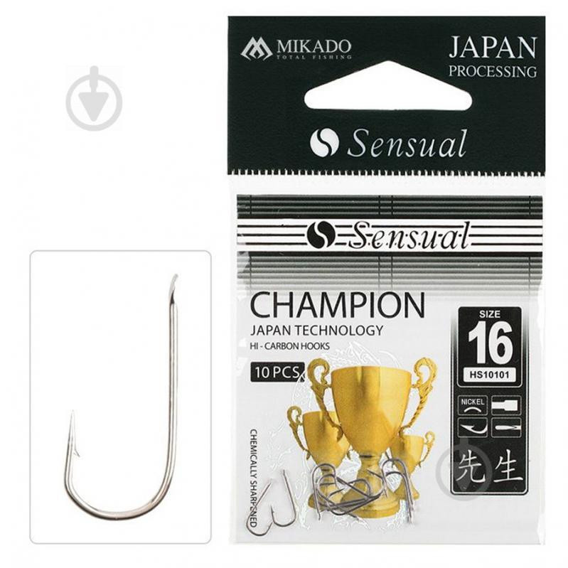 Mikado Champion / Nickel / №18 / 10pcs (HS10101-18N) - зображення 1