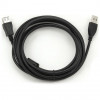Voltronic USB 2.0 AM/AF 1m Black (YT-AM/AF-1.0BB) - зображення 1