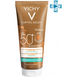 Vichy Солнцезащитное увлажняющее молочко  Capital Soleil Solar Eco-Designed Milk для кожи лица и тела SPF 