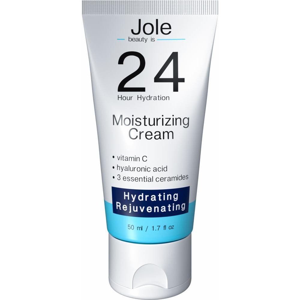 Jole Cosmetics Увлажняющий крем  24h Hydranting Cream с гиалуроновой кислотой и комплексом керамидов 50 мл (4820243 - зображення 1