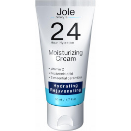 Jole Cosmetics Увлажняющий крем  24h Hydranting Cream с гиалуроновой кислотой и комплексом керамидов 50 мл (4820243