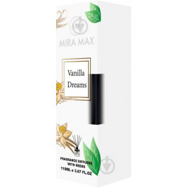   Mira Max Аромадиффузор  Vanilla Dreams 110 мл (4820218790113)