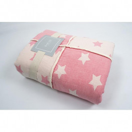 Barine Home Плед микроплюш Barine - Star Patchwork throw pink розовый 130x170