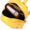 SHVIGEL Яскравий жіночий рюкзак з натуральної шкіри  16321 Жовтий - зображення 4
