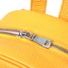 SHVIGEL Яскравий жіночий рюкзак з натуральної шкіри  16321 Жовтий - зображення 6